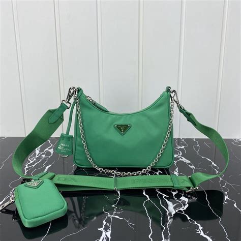 green prada re edition 2005|prada nylon shoulder bag 2005.